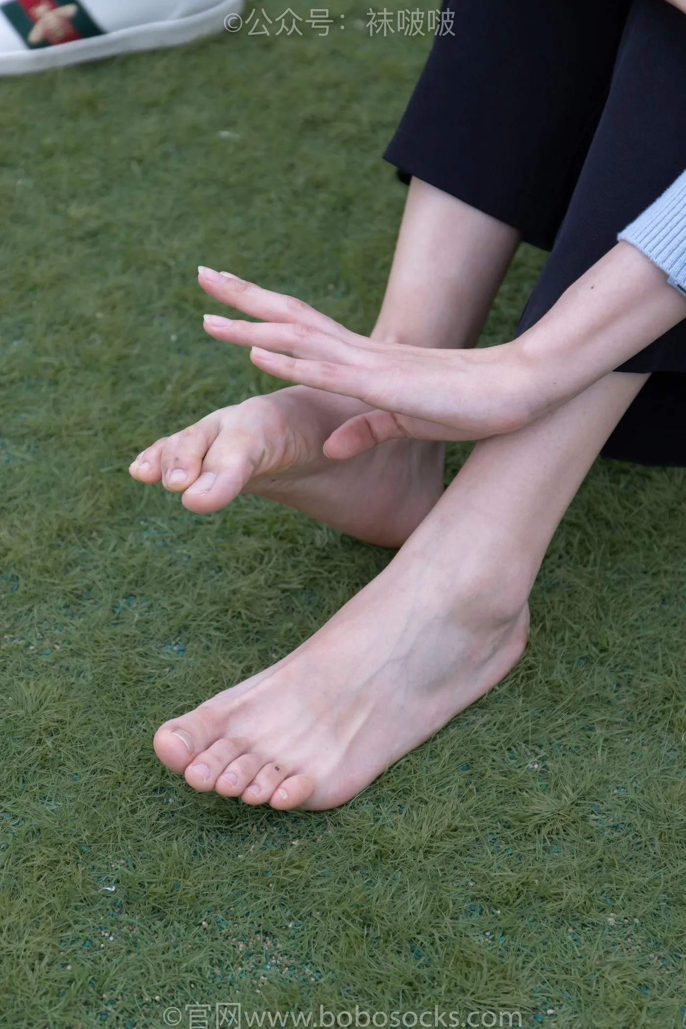 [BoBoSocks袜啵啵]NO.021 泡芙-板鞋、白棉袜、裸足 [131P]插图7